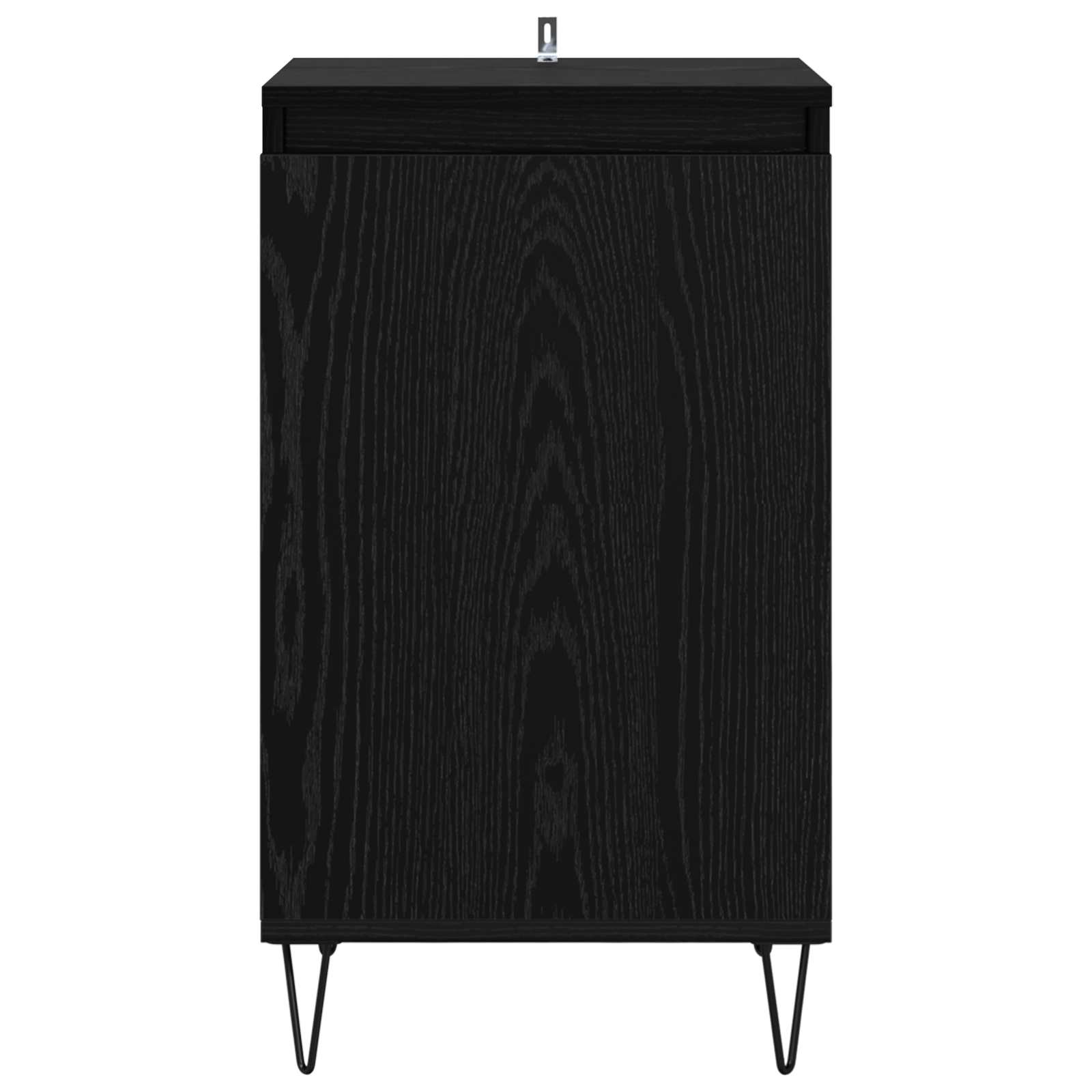 Servírovací Skříň Černý Dub 40 X 35 X 70 Cm Kompozitní Dřevo