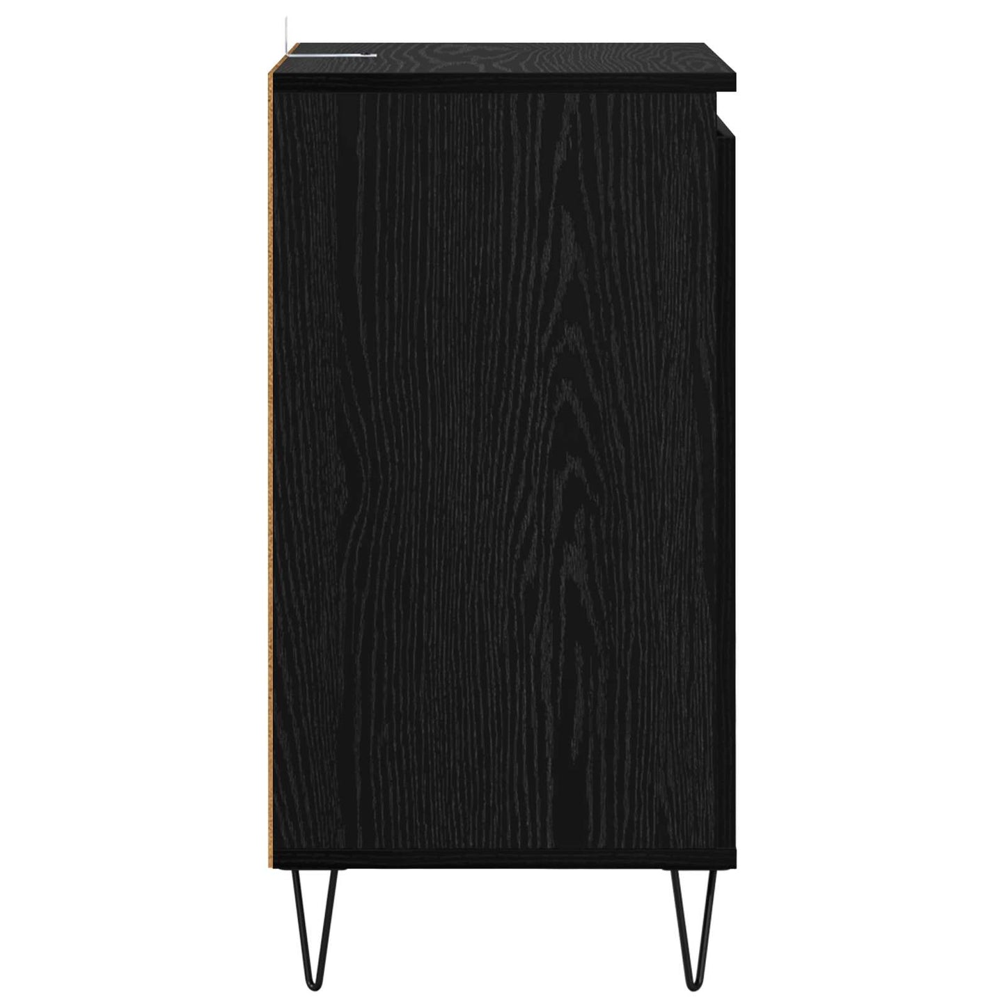 Servírovací Skříň Černý Dub 40 X 35 X 70 Cm Kompozitní Dřevo