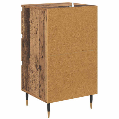 Servírovací Skříň Staré Dřevo 35 X 40 X 70 Cm Kompozitní Dřevo