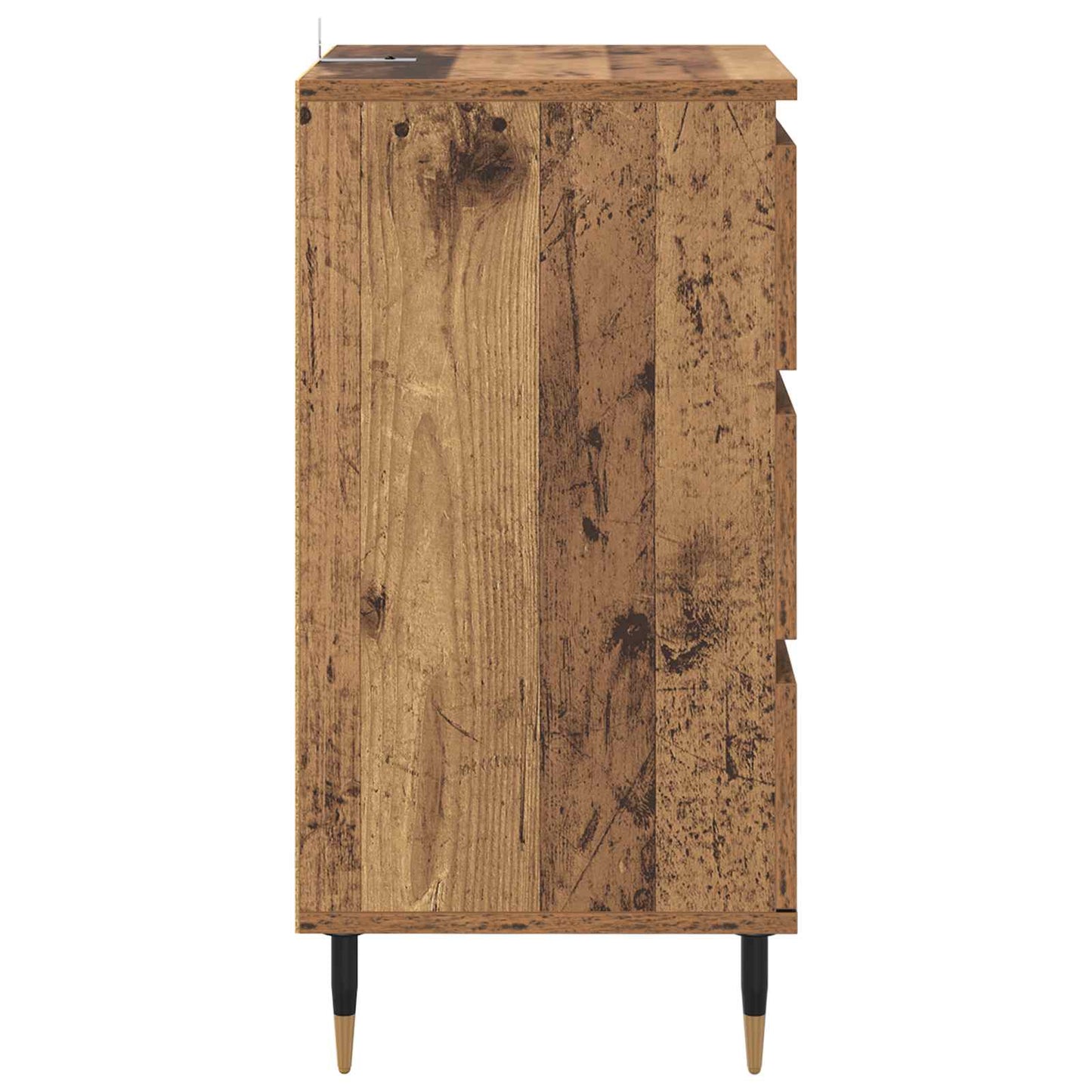 Servírovací Skříň Staré Dřevo 35 X 40 X 70 Cm Kompozitní Dřevo