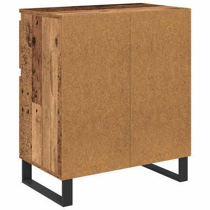Servírovací Skříň Se Zásuvkou Staré Dřevo 60 X 35 X 70 Cm