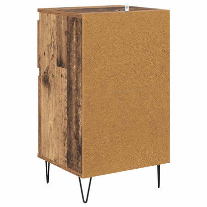 Servírovací Skříň Staré Dřevo 35 X 40 X 70 Cm Kompozitní Dřevo