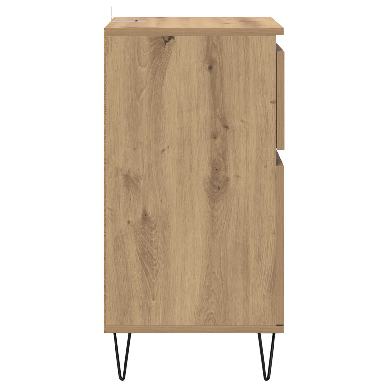 Servírovací Skříň Dub Artisan 35 X 40 X 70 Cm Kompozitní Dřevo