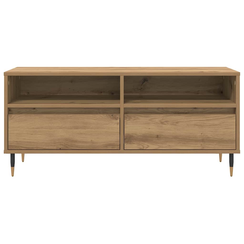 Televizní Skříň 100 X 34,5 X 44,5 Cm Artisanový Dub