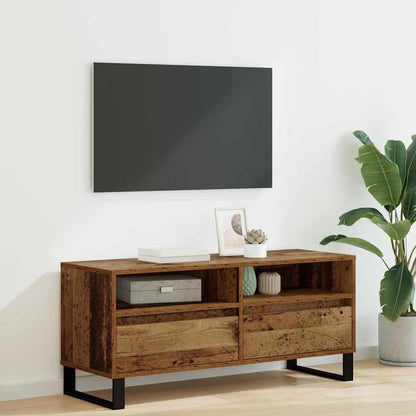 Televizní Skříň Se Zásuvkou Staré Dřevo 100 X 34,5 X 44,5 Cm