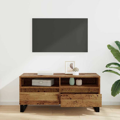 Televizní Skříň Se Zásuvkou Staré Dřevo 100 X 34,5 X 44,5 Cm
