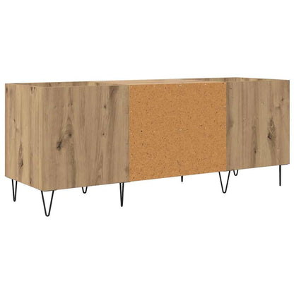 Skříň Na Gramofonové Desky Artisanový Dub 121 X 38 X 48 Cm