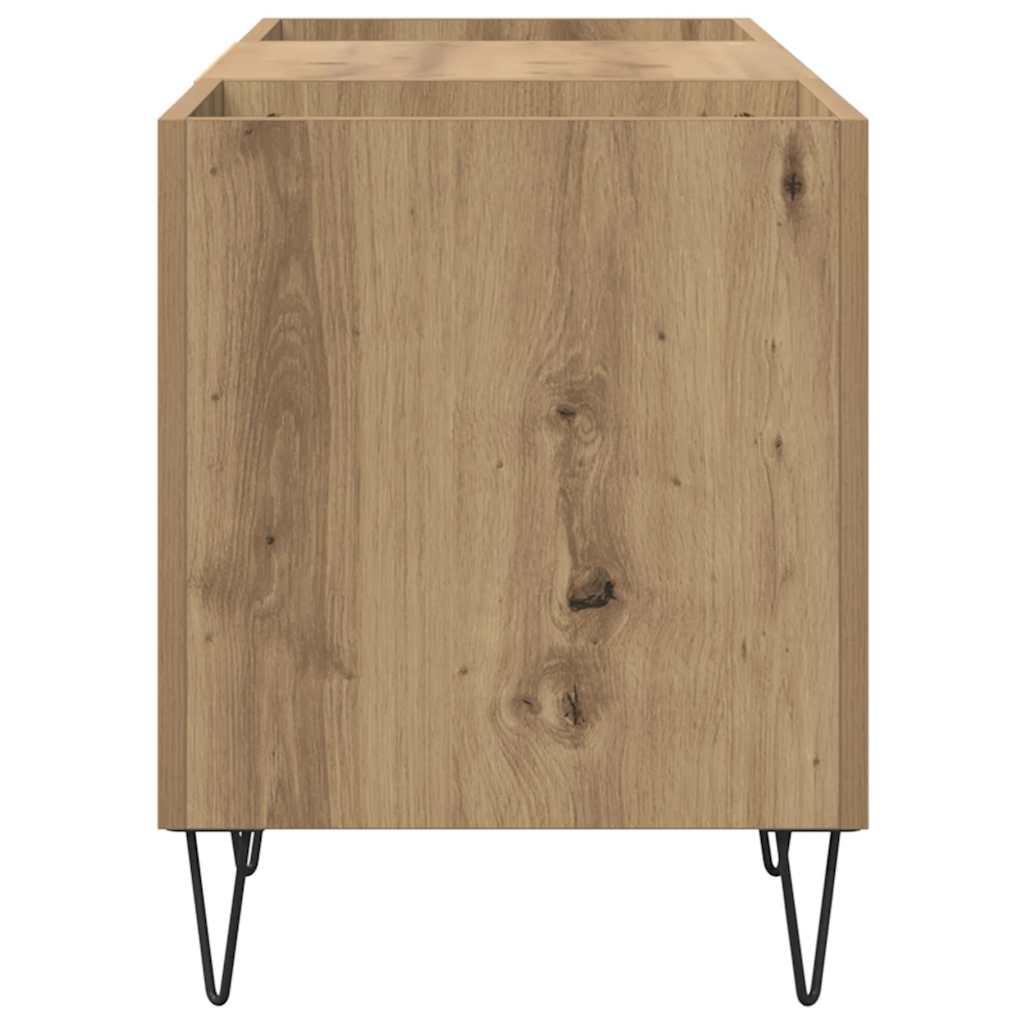 Skříň Na Gramofonové Desky Artisanový Dub 121 X 38 X 48 Cm