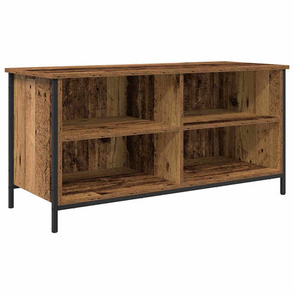 Televizní Skříň 100 X 40 X 50 Cm Staré Dřevo Kompozitní Dřevo