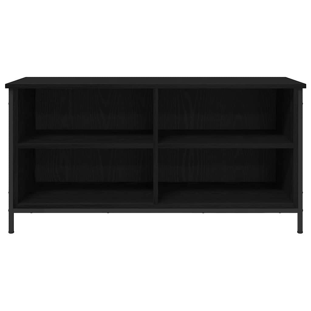 Televizní Skříň 100 X 40 X 50 Cm Černý Dub Kompozitní Dřevo