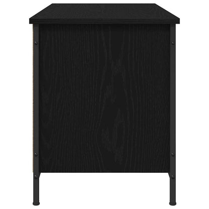 Televizní Skříň 100 X 40 X 50 Cm Černý Dub Kompozitní Dřevo