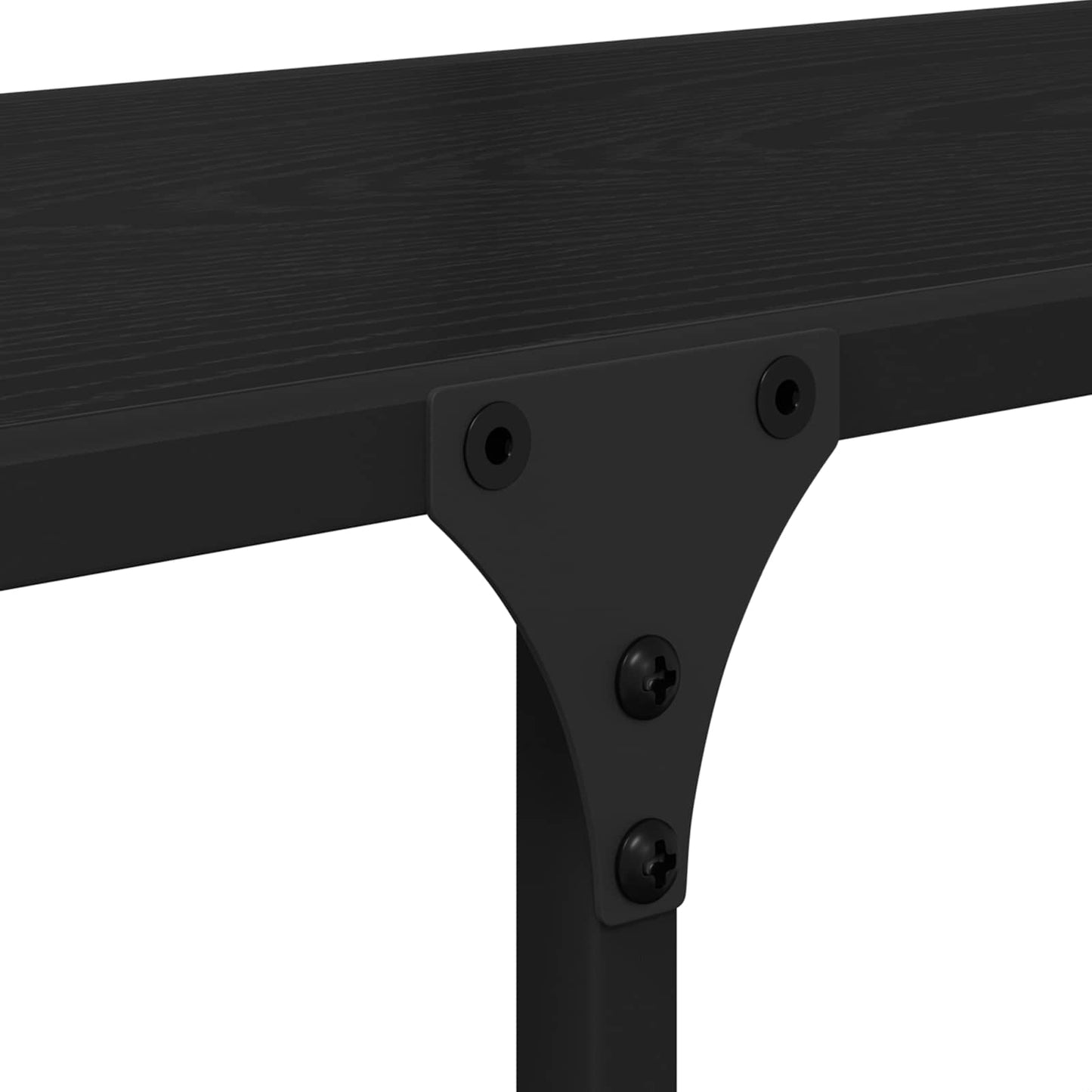 Knihovna 9 Úrovní 100 X 32 X 170 Cm Kompozitní Dřevo Černý Dub
