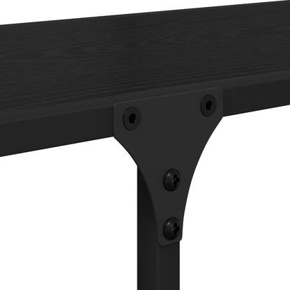 Knihovna 9 Úrovní 100 X 32 X 170 Cm Kompozitní Dřevo Černý Dub