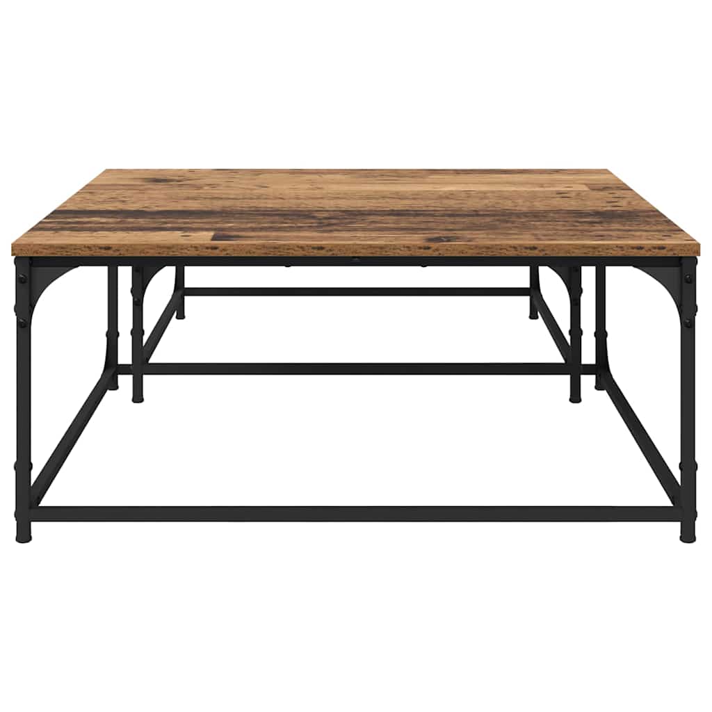Konferenční Stolek 2 Pcs Staré Dřevo 80 X 80 X 35 Cm