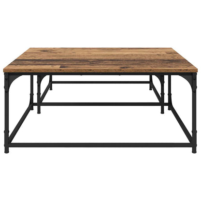 Konferenční Stolek 2 Pcs Staré Dřevo 80 X 80 X 35 Cm