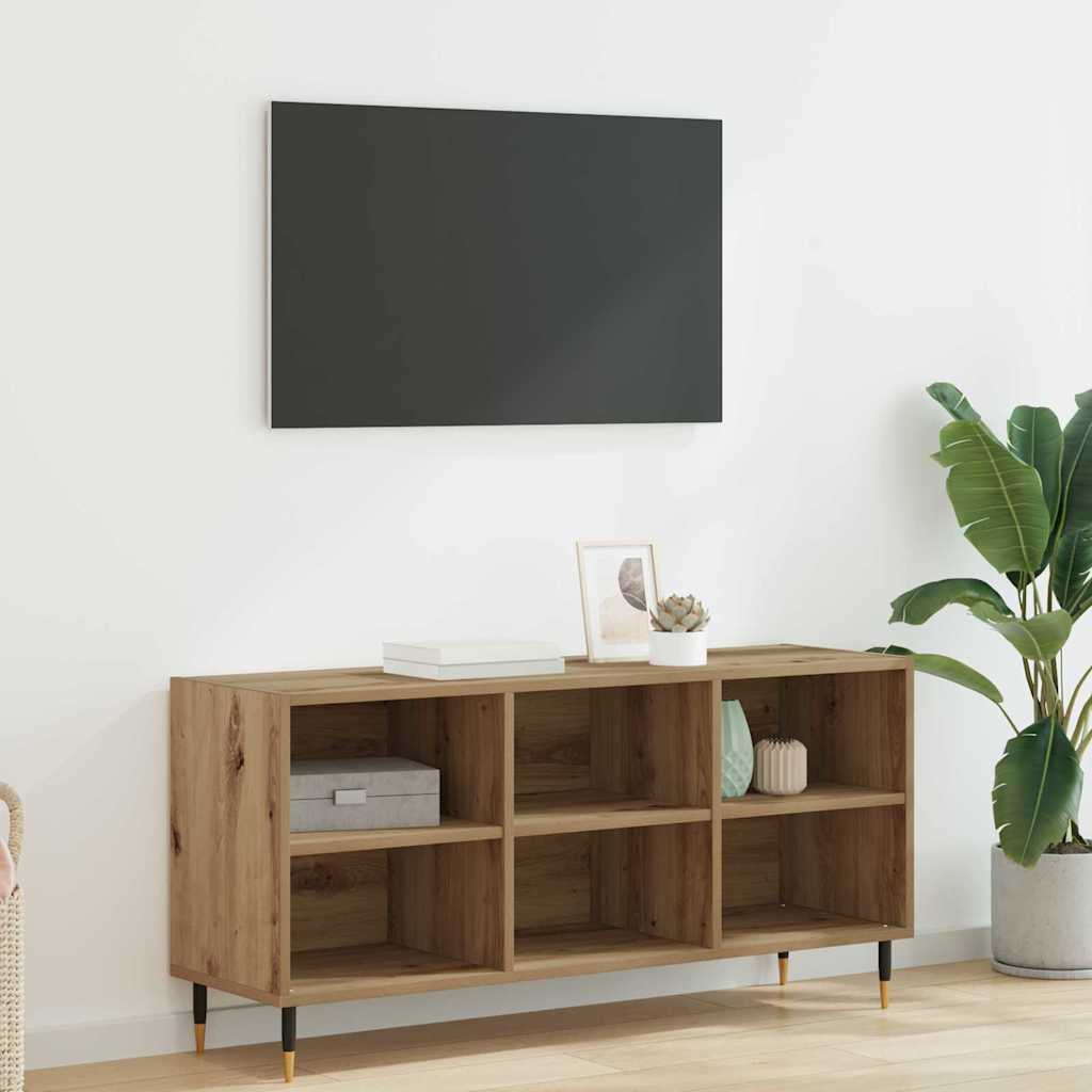 Televizní Skříň 103,5 X 30 X 50 Cm Artisanový Dub