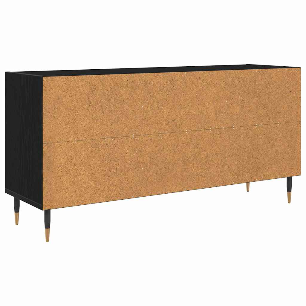 Televizní Skříň 103,5 X 30 X 50 Cm Černý Dub Kompozitní Dřevo