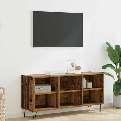 Televizní Skříň 103,5 X 30 X 50 Cm Staré Dřevo Kompozitní Dřevo