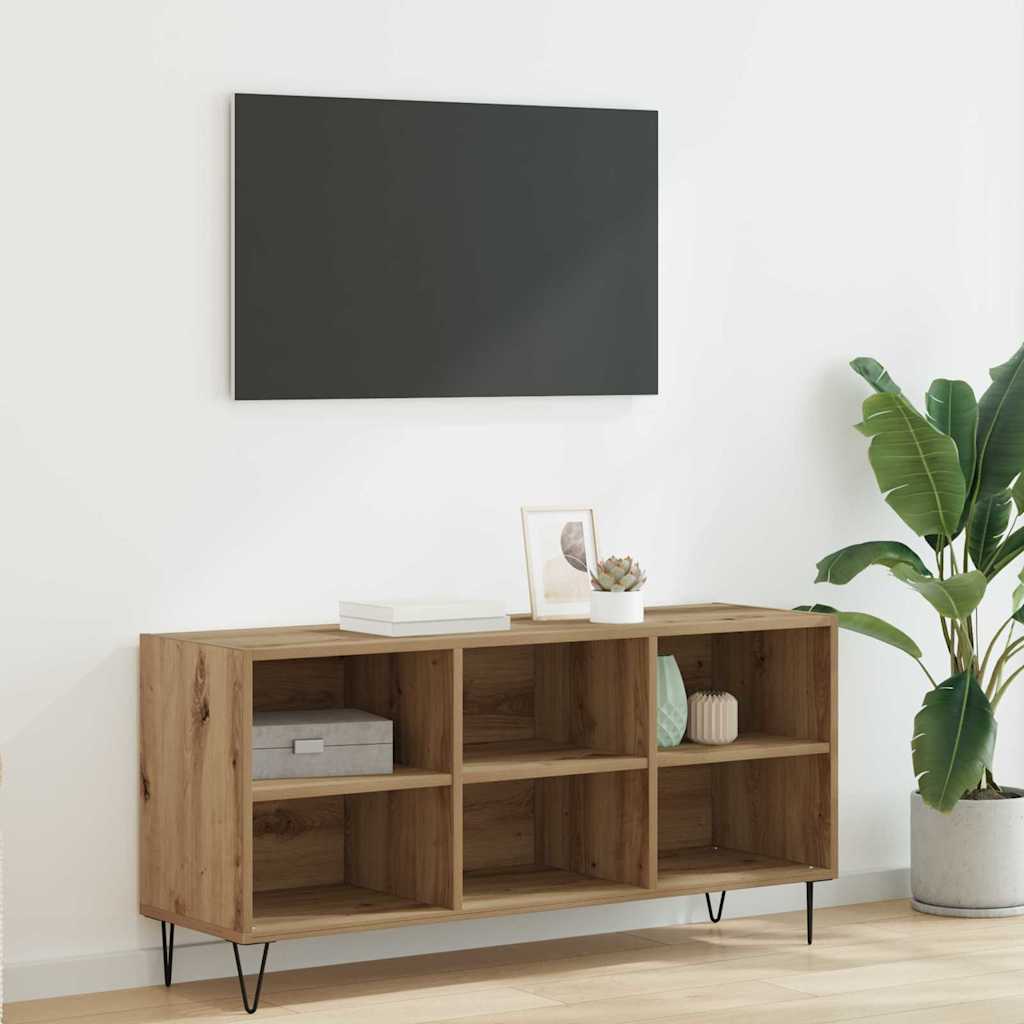 Televizní Skříň 103,5 X 30 X 50 Cm Artisanový Dub