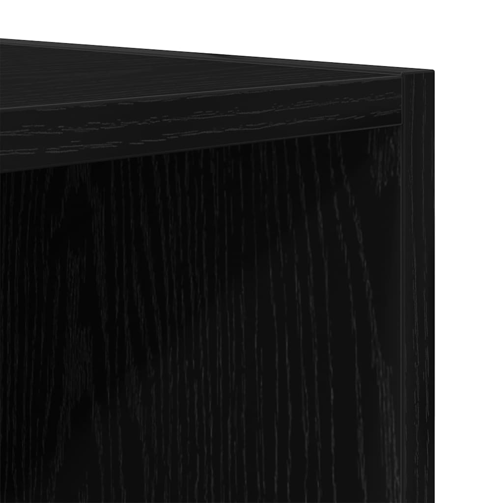 Televizní Skříň 103,5 X 30 X 50 Cm Černý Dub Kompozitní Dřevo