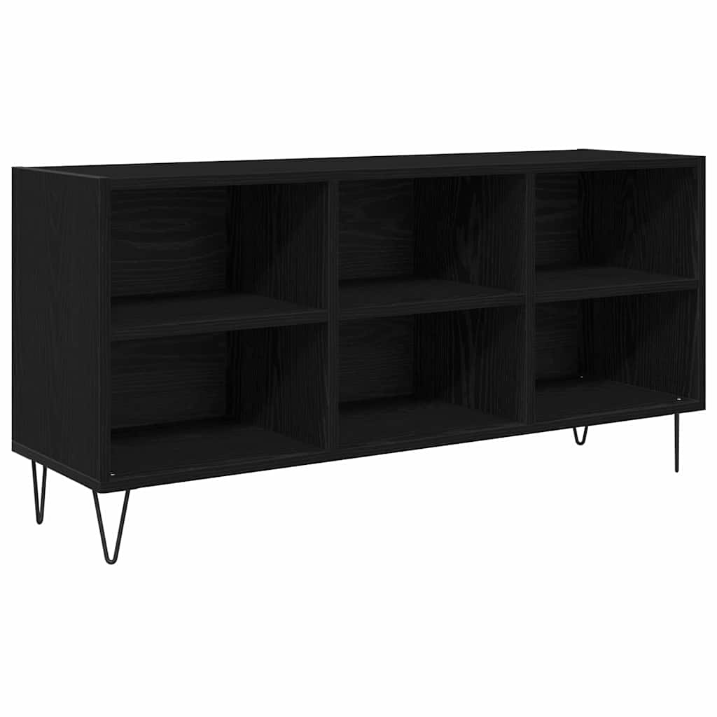 Televizní Skříň 103,5 X 30 X 50 Cm Černý Dub Kompozitní Dřevo