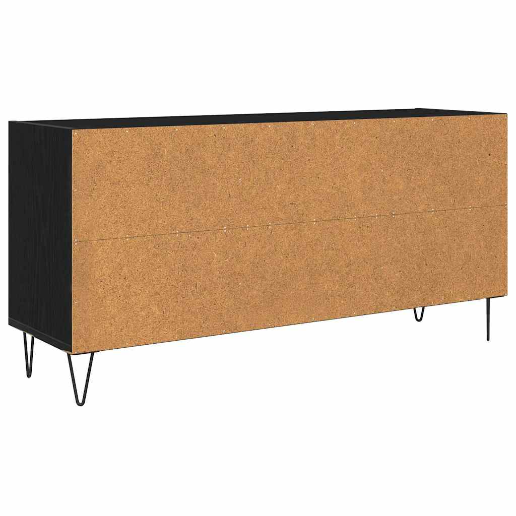 Televizní Skříň 103,5 X 30 X 50 Cm Černý Dub Kompozitní Dřevo