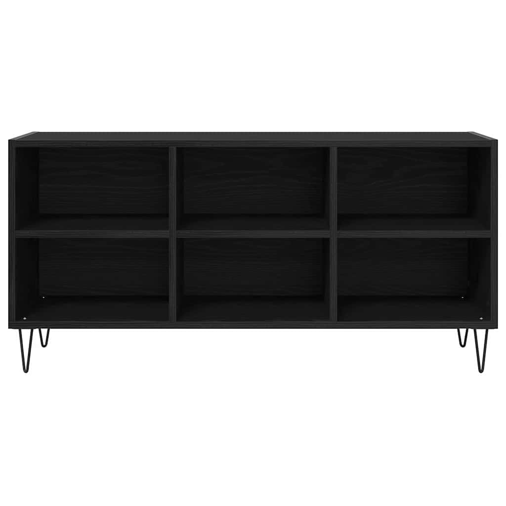 Televizní Skříň 103,5 X 30 X 50 Cm Černý Dub Kompozitní Dřevo