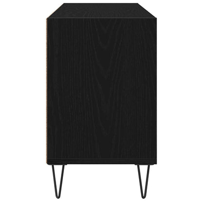 Televizní Skříň 103,5 X 30 X 50 Cm Černý Dub Kompozitní Dřevo