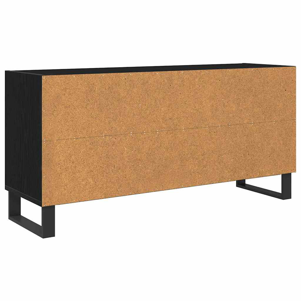 Televizní Skříň 103,5 X 30 X 50 Cm Černý Dub Kompozitní Dřevo