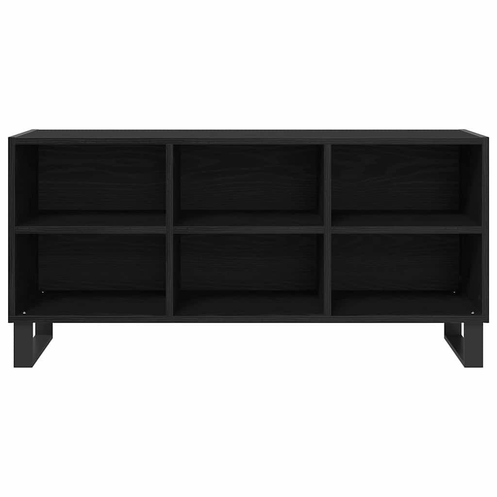 Televizní Skříň 103,5 X 30 X 50 Cm Černý Dub Kompozitní Dřevo