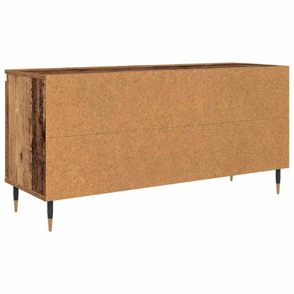 Televizní Skříň 104 X 35 X 50 Cm Staré Dřevo Kompozitní Dřevo