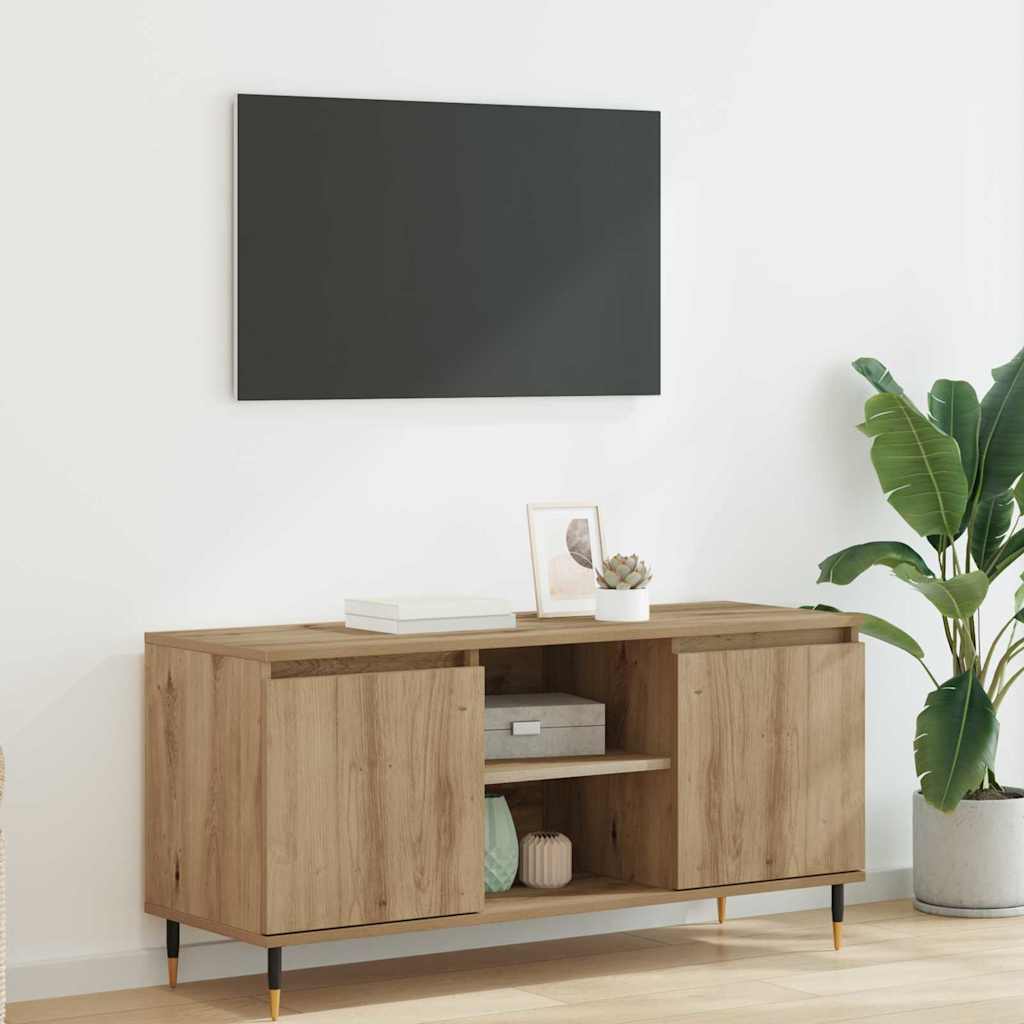 Televizní Skříň 104 X 35 X 50 Cm Artisanový Dub