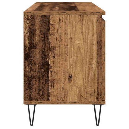 Televizní Skříň 104 X 35 X 50 Cm Staré Dřevo Kompozitní Dřevo