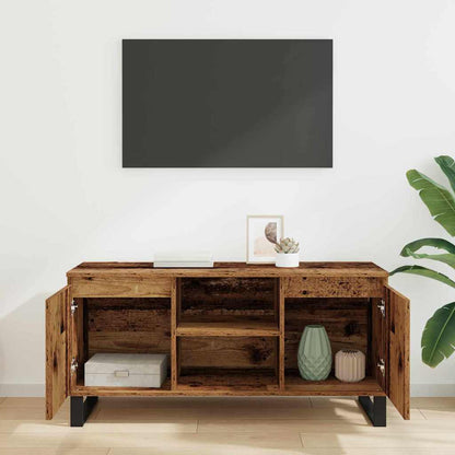 Televizní Skříň 104 X 35 X 50 Cm Staré Dřevo Kompozitní Dřevo