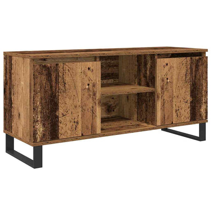 Televizní Skříň 104 X 35 X 50 Cm Staré Dřevo Kompozitní Dřevo