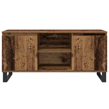 Televizní Skříň 104 X 35 X 50 Cm Staré Dřevo Kompozitní Dřevo