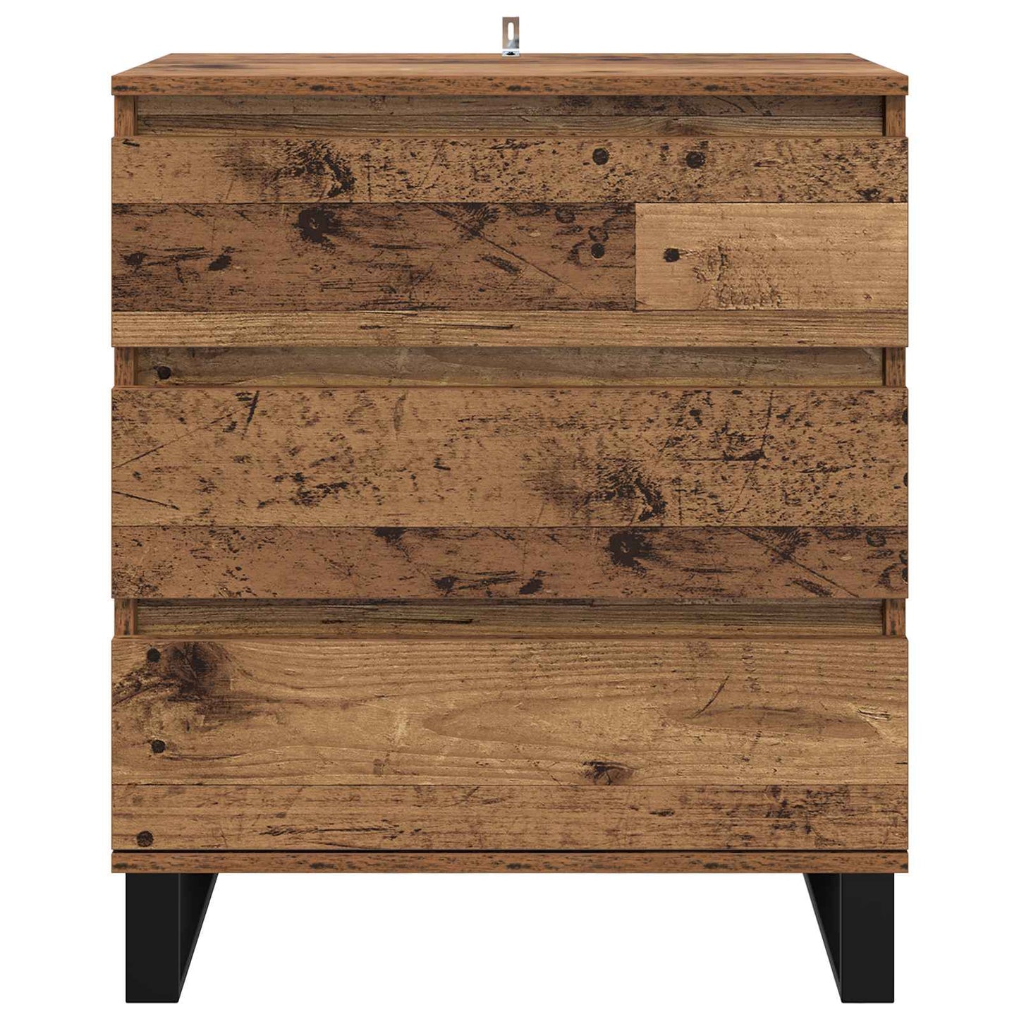 Servírovací Skříň Staré Dřevo 60 X 35 X 70 Cm Kompozitní Dřevo