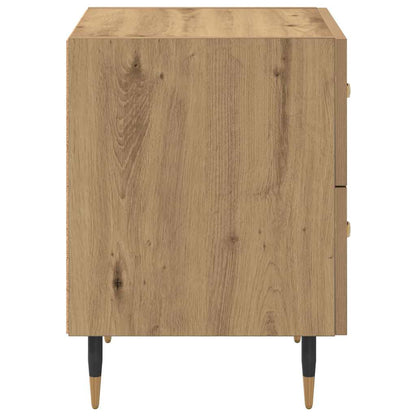 Noční Skříňka Artisanový Dub 40 X 35 X 47,5 Cm Kompozitní Dřevo