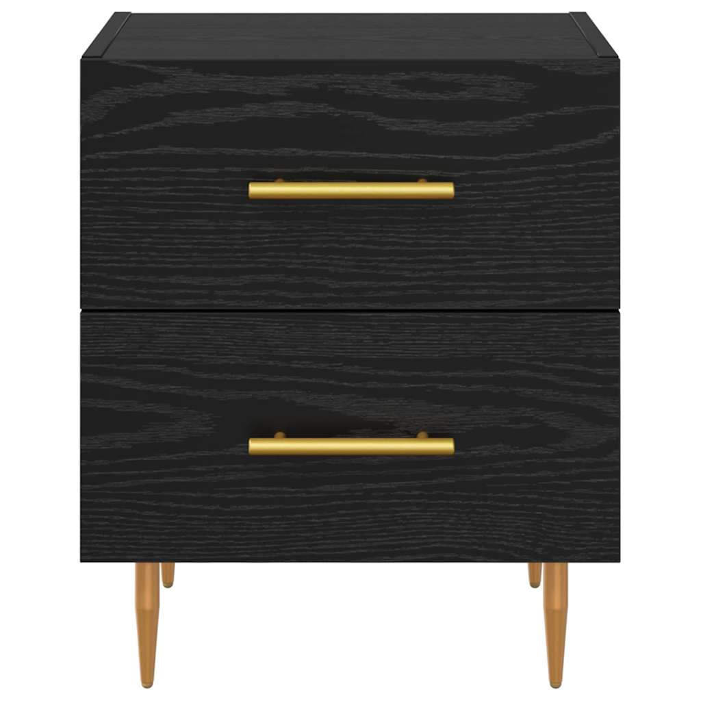 Noční Skříňka Černý Dub 40 X 35 X 47,5 Cm Kompozitní Dřevo