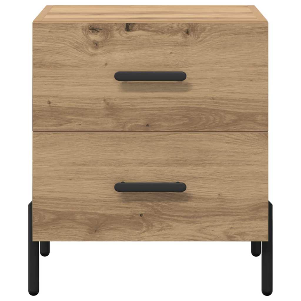 Noční Skříňka Artisanový Dub 40 X 35 X 47,5 Cm Kompozitní Dřevo