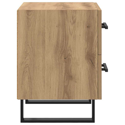 Noční Skříňka Artisanový Dub 40 X 35 X 47,5 Cm Kompozitní Dřevo