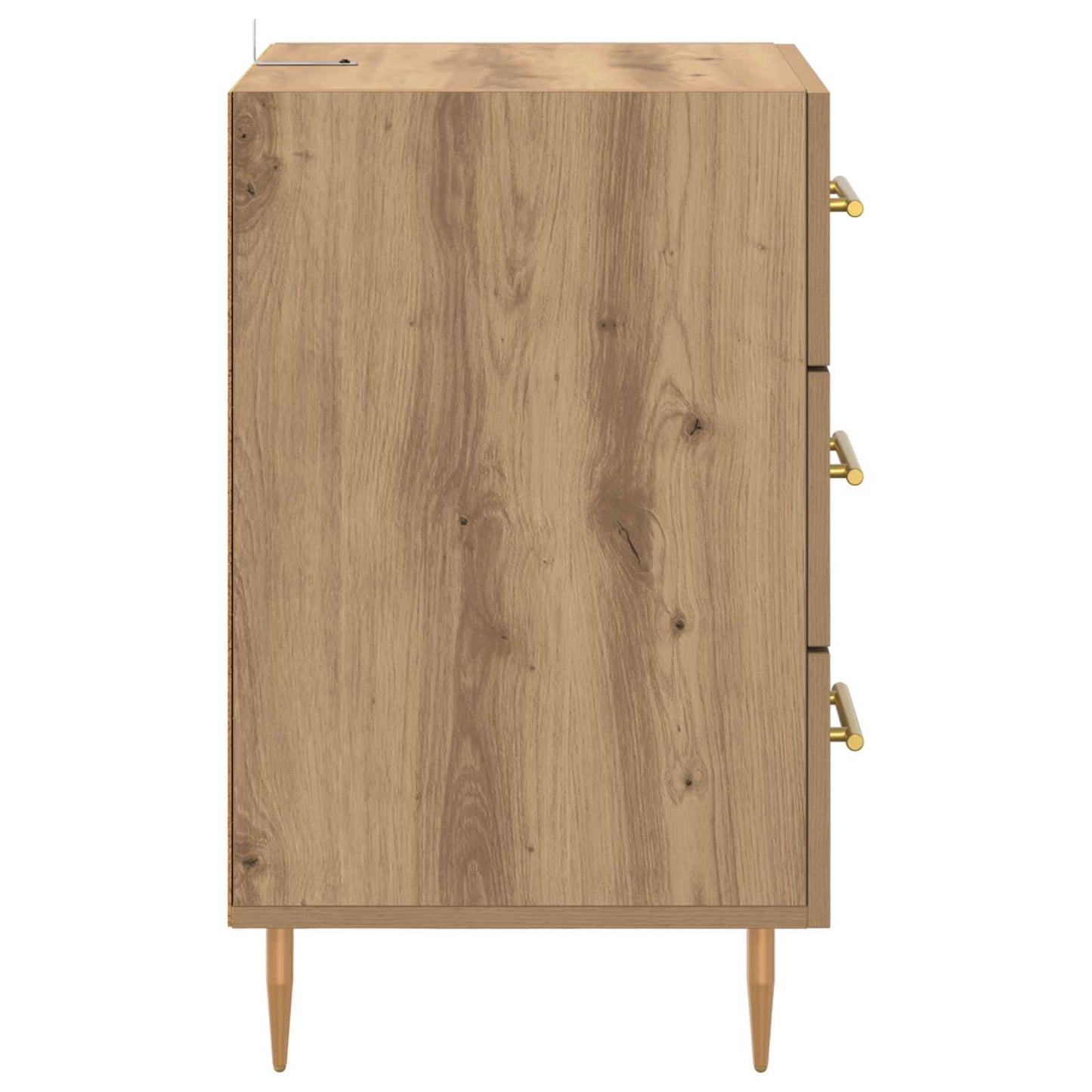 Noční Skříňka Artisanový Dub 40 X 40 X 66 Cm Kompozitní Dřevo