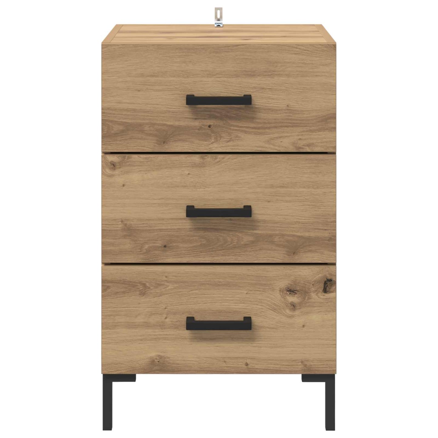 Noční Skříňka Artisanový Dub 40 X 40 X 66 Cm Kompozitní Dřevo