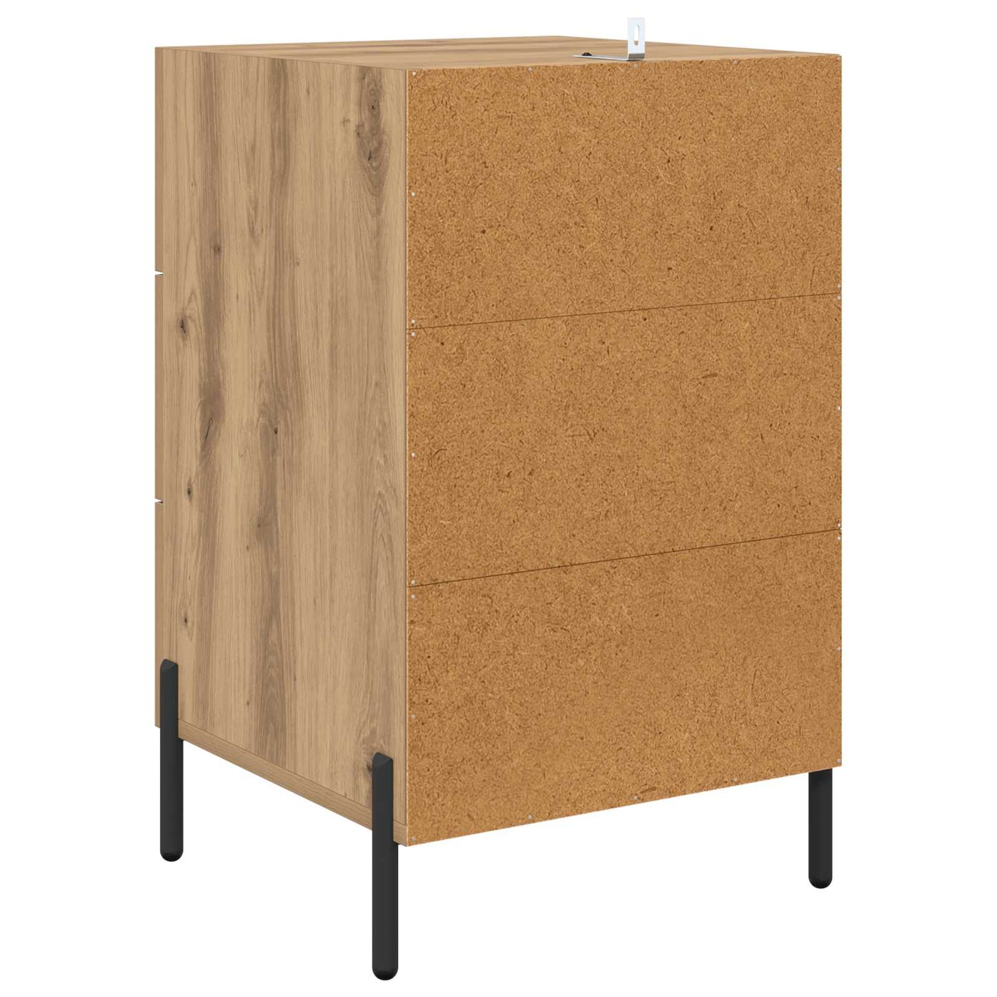 Noční Skříňka Artisanový Dub 40 X 40 X 66 Cm Kompozitní Dřevo