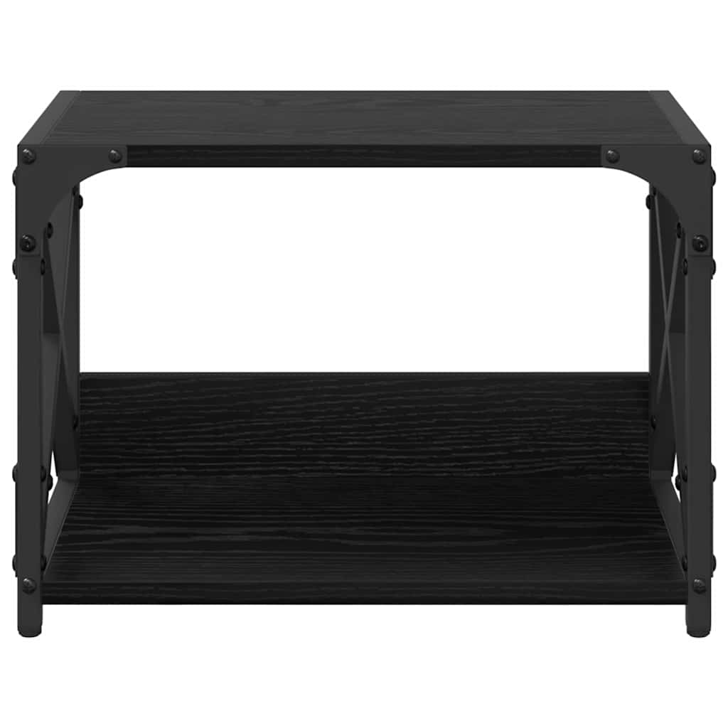 Stojan Na Tiskárnu Černý Dub 44 X 26 X 31.5 Cm Kompozitní Dřevo
