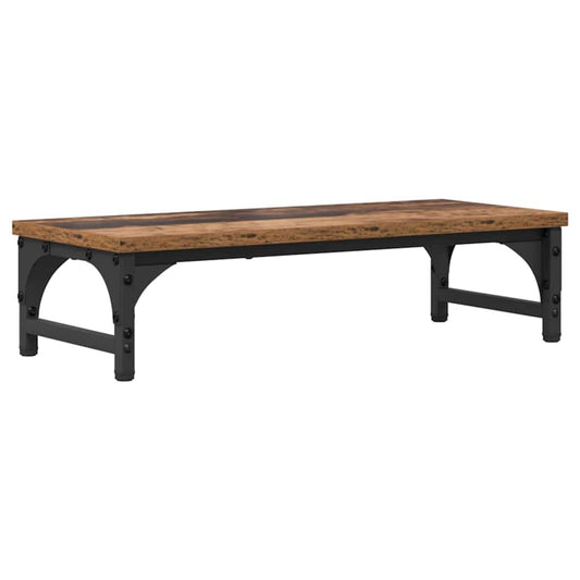 Stojan Na Monitor Staré Dřevo 55 X 23 X 14 Cm Kompozitní Dřevo
