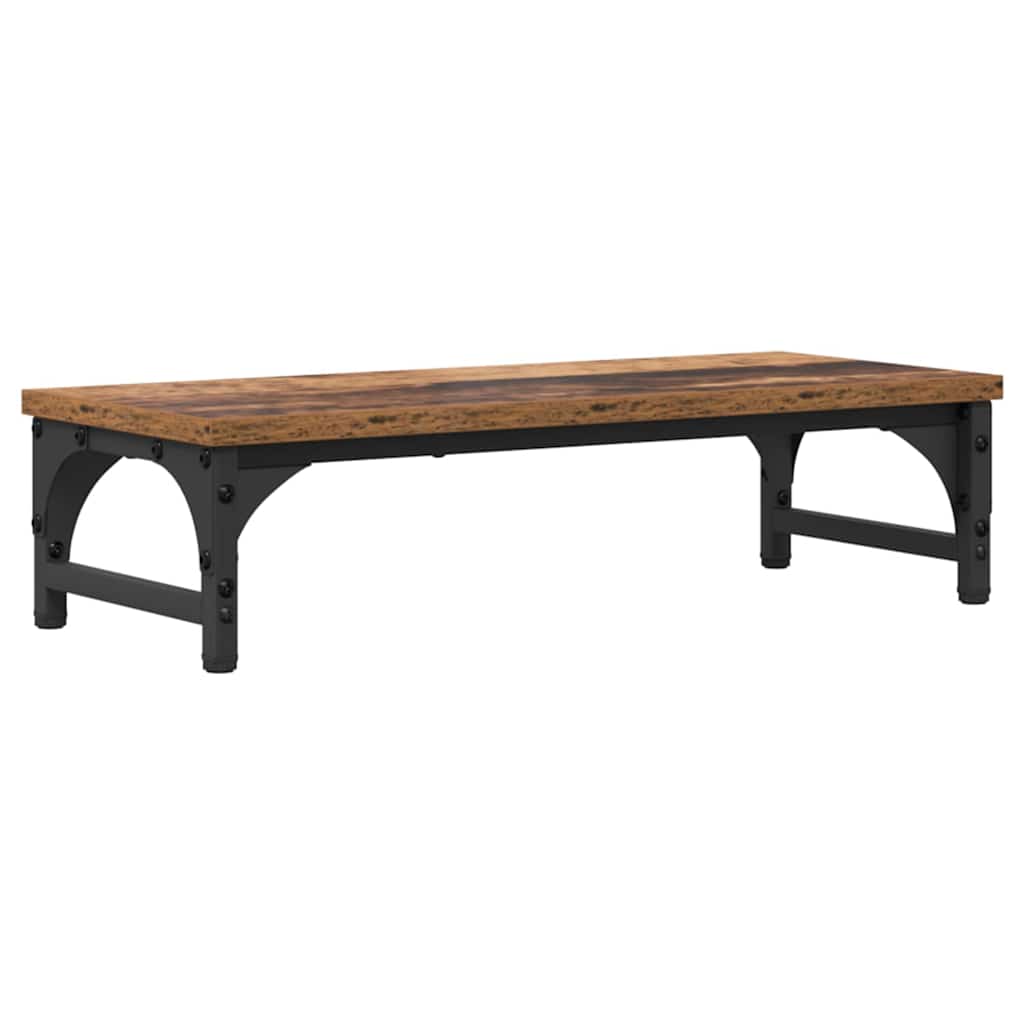 Stojan Na Monitor Staré Dřevo 55 X 23 X 14 Cm Kompozitní Dřevo