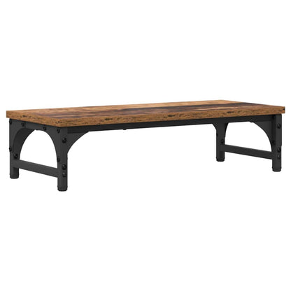 Stojan Na Monitor Staré Dřevo 55 X 23 X 14 Cm Kompozitní Dřevo