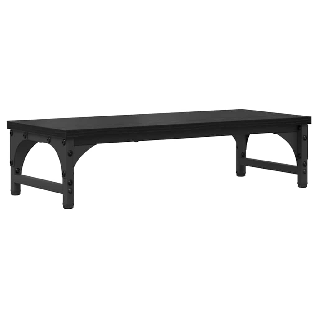 Stojan Na Monitor Černý Dub 55 X 23 X 14 Cm Kompozitní Dřevo