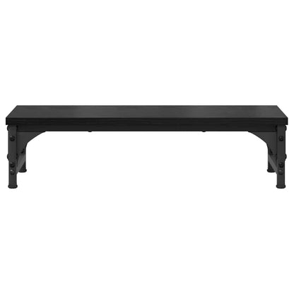 Stojan Na Monitor Černý Dub 55 X 23 X 14 Cm Kompozitní Dřevo